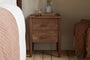 Anbu Acacia Bedside Table - Washed Walnut