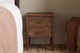 Anbu Acacia Bedside Table - Washed Walnut