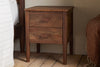 Anbu Acacia Bedside Table - Washed Walnut