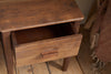 Anbu Acacia Bedside Table - Washed Walnut