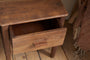 Anbu Acacia Bedside Table - Washed Walnut