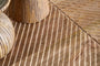 Aasha Mango Wood Half Moon Console Table - Natural