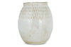 Anjuna Reactive Glaze Ceramic Vase - Off White