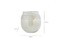 Anjuna Reactive Glaze Ceramic Vase - Off White