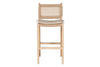 Aamani Mango Wood & Cord Counter Chair - Natural