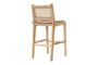 Aamani Mango Wood & Cord Counter Chair - Natural