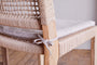 Aamani Mango Wood & Cord Counter Chair - Natural