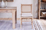 Aamani Mango Wood & Cord Dining Chair - Natural