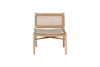 Aamani Mango Wood & Cord Occasional Chair - Natural