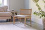 Aamani Mango Wood & Cord Occasional Chair - Natural