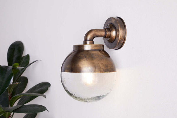 Abeo Outdoor Wall Lamp - Antique Brass