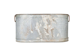Akasa Trough Planter - Zinc