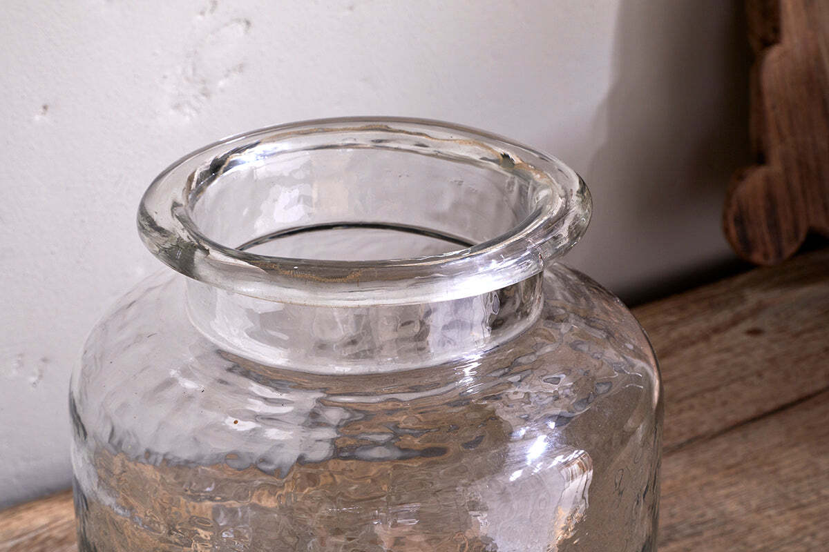 Akra Recycled Glass Vase - Clear