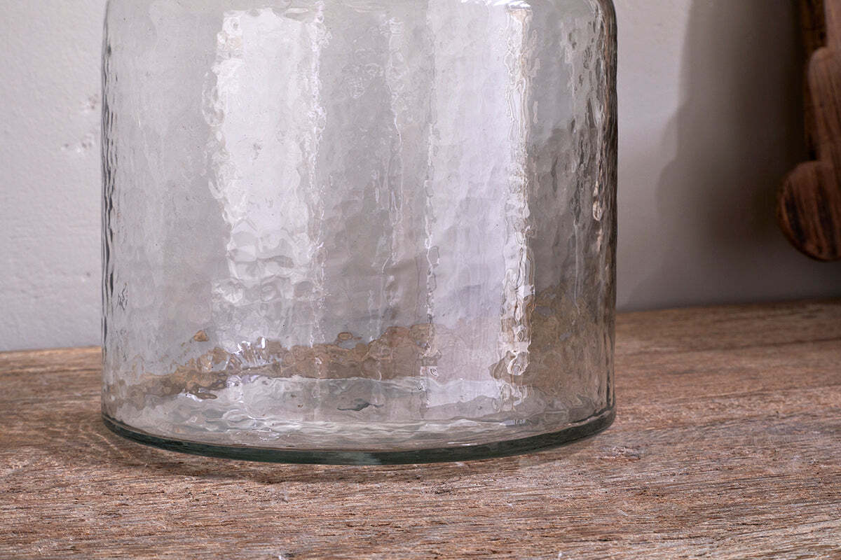 Akra Recycled Glass Vase - Clear
