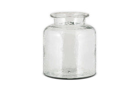 Akra Recycled Glass Vase - Clear