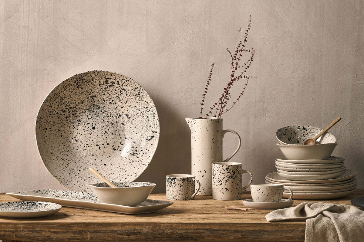 Ama Cup & Saucer - Splatter