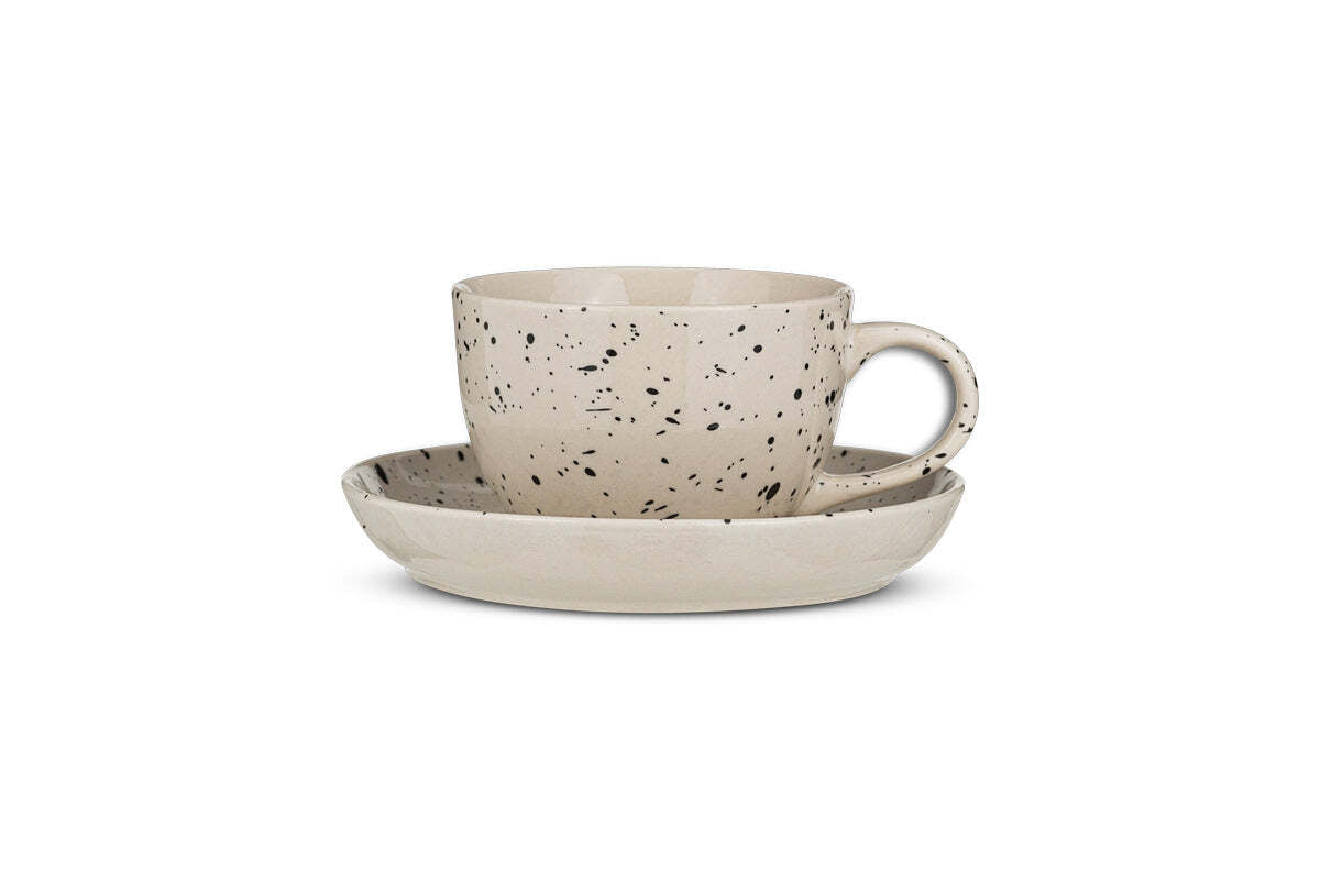 Ama Cup & Saucer - Splatter