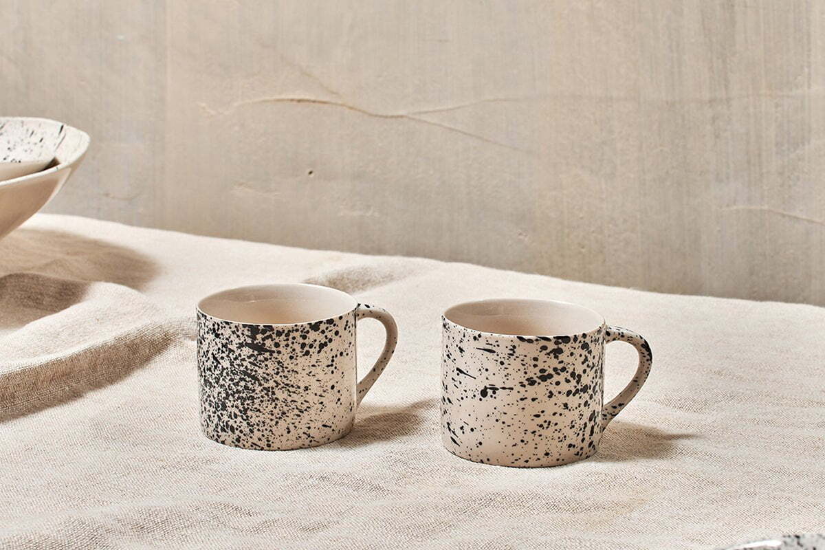 Ama Short Splatter Mug (Set of 2)