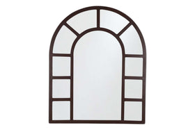 Amaga Arched Outdoor Mirror - Antique Black