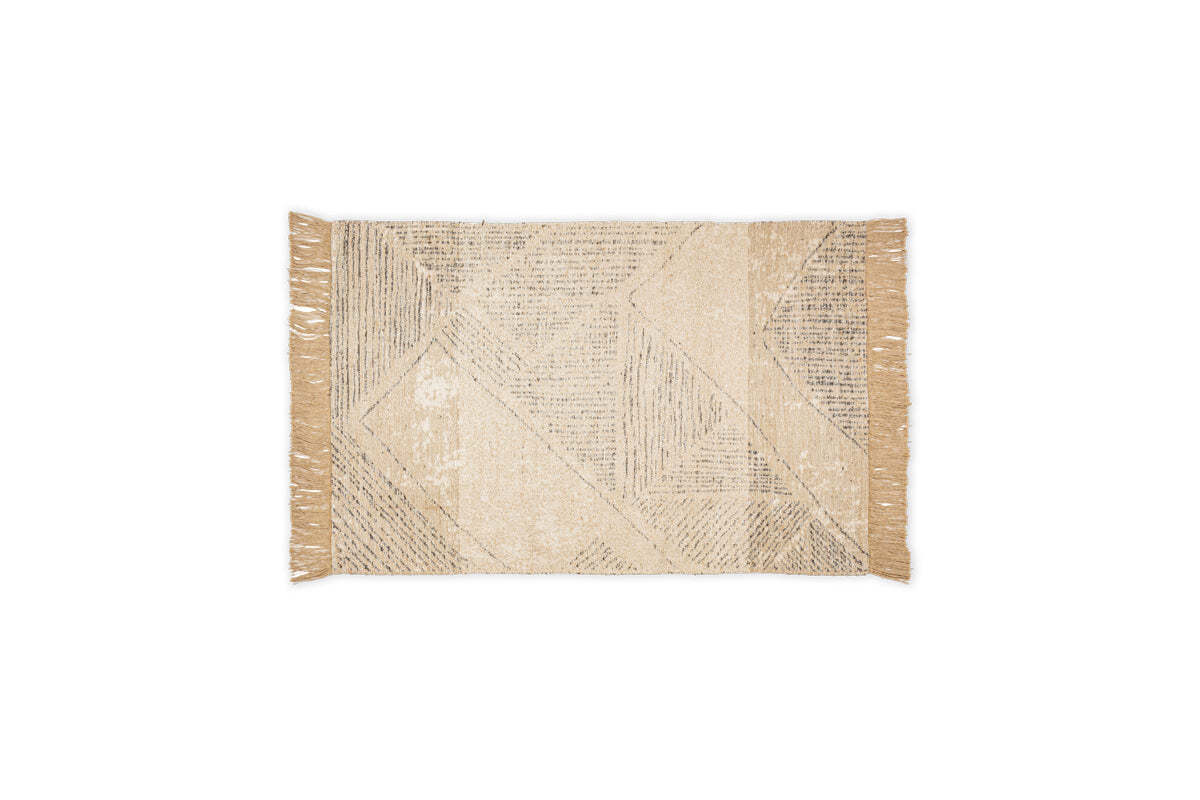 Anaisha Cotton & Jute Rug - Natural & Grey