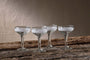 Anara Etched Champagne Glass - Clear (Set of 4)