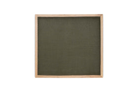 Anesha Upholstered Linen Headboard - Olive Green