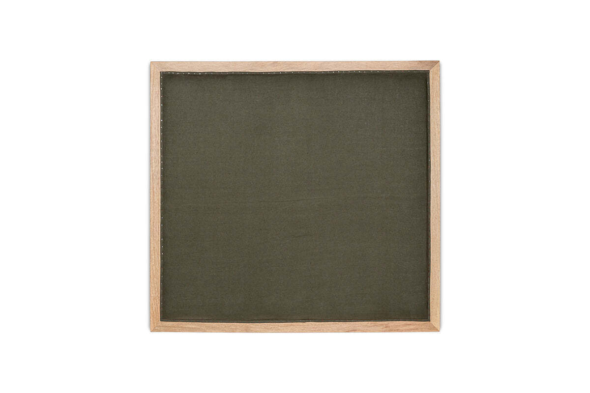 Anesha Upholstered Linen Headboard - Olive Green