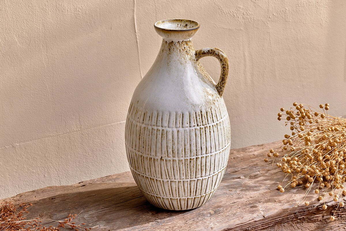 Anjuna Reactive Glaze Decorative Jug