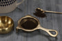 Antique Brass Tea Strainer