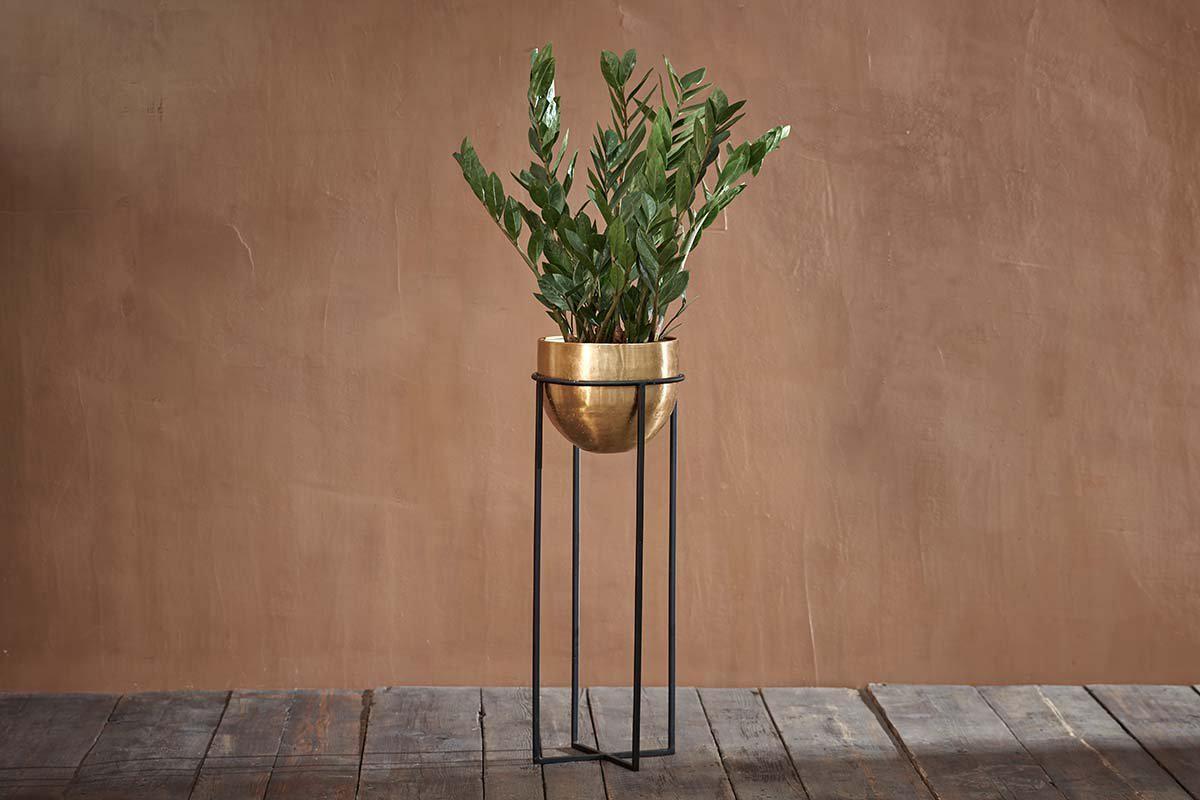 Atsu Brass Planter Stand
