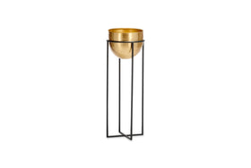 Atsu Brass Planter Stand