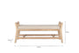 Avanthi Upholstered Sleigh Bench - Natural