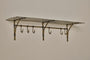 Basti Iron Storage Shelf - Antique Brass