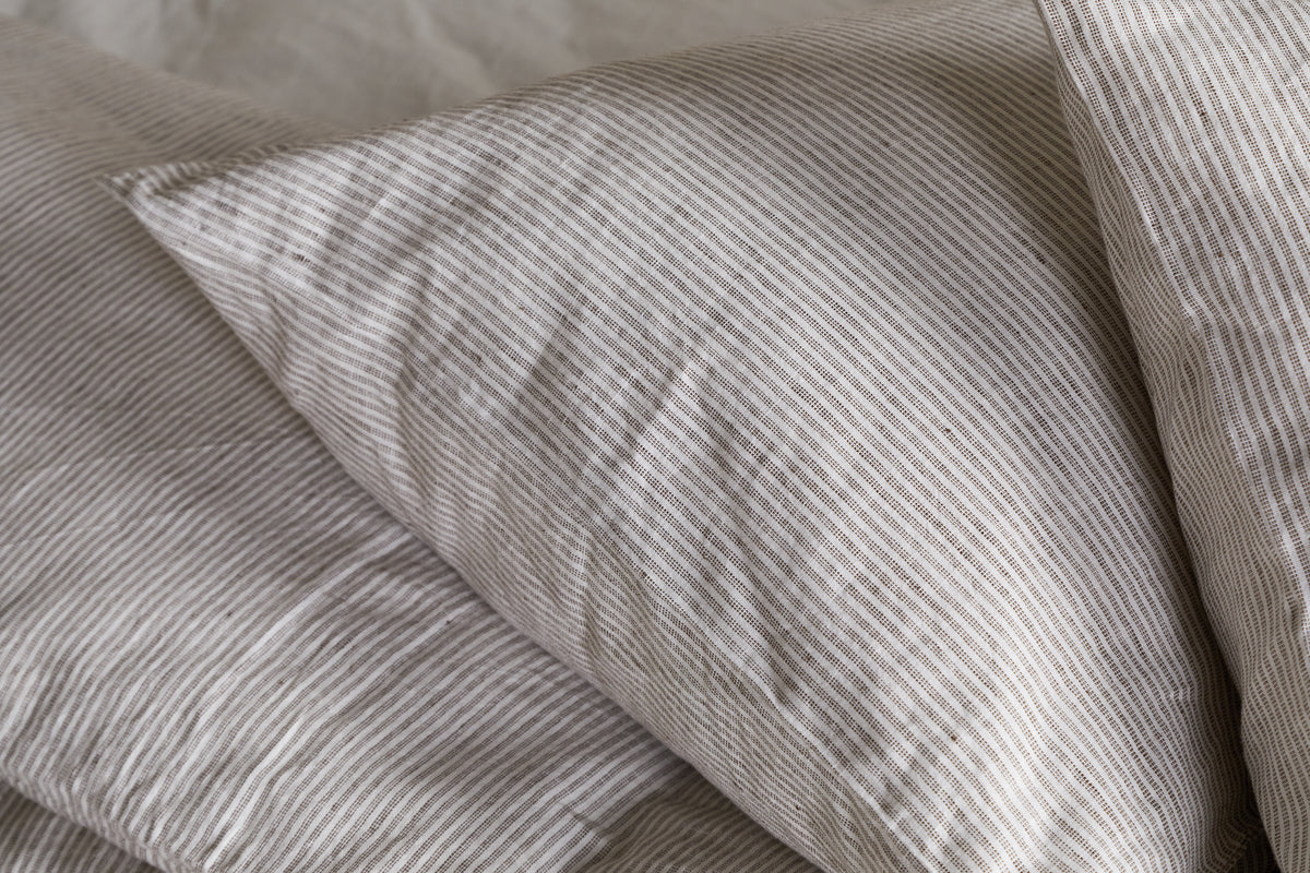 Borba Hemp & Cotton Housewife Pillowcases - Espresso