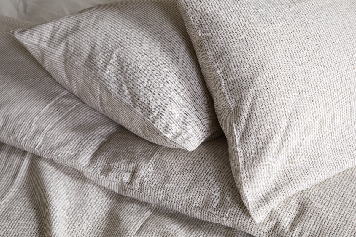 Borba Hemp & Cotton Housewife Pillowcases - Espresso