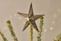 Bakara Star Tree Topper - Antique Brass