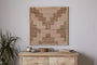 Bawal Wall Art - Cross - Natural