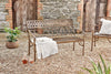 Bahula Decorative Iron Bench
