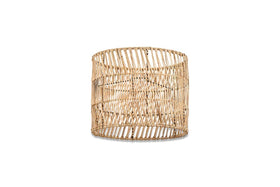 Banso Wicker Lampshade - Natural - Medium