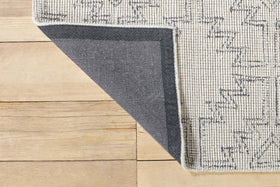 Bidiru Wool & Recycled Cotton Rug - Black & Off White