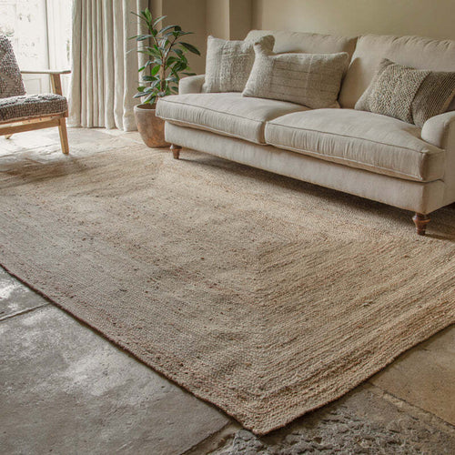 Braided Hemp Rug - Natural - Extra Large