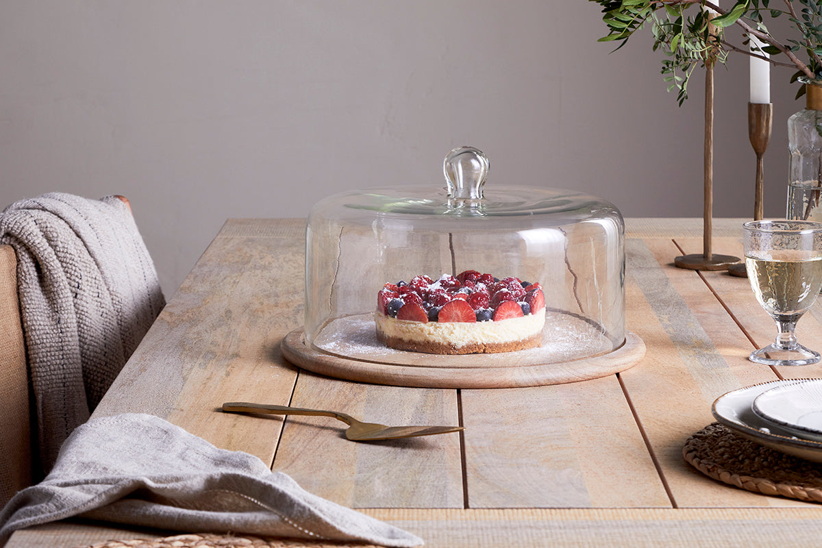 Recycled Glass Cake Dome