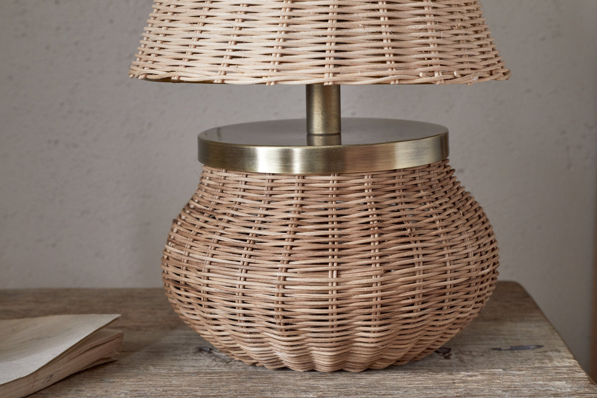 Cija Rattan Table Lamp - Natural