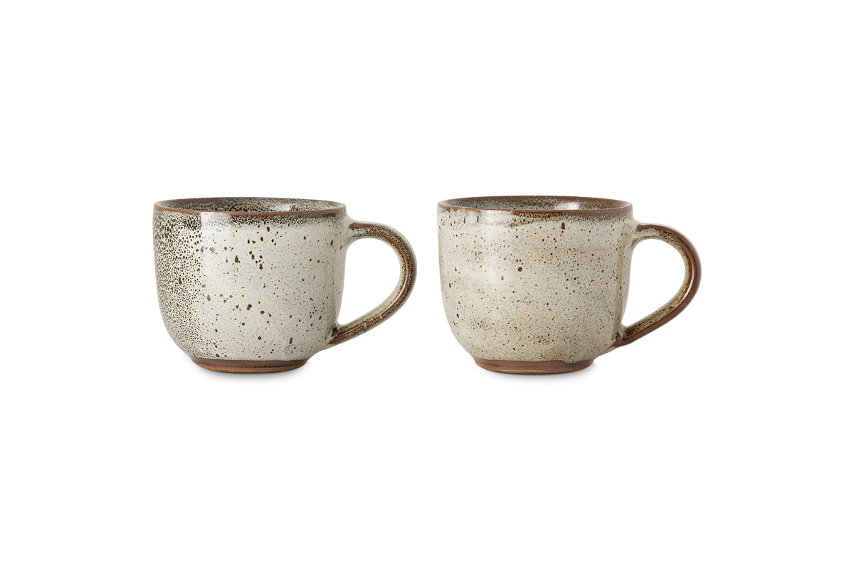 Cam Coffee Mug - Mocha (Set of 2)