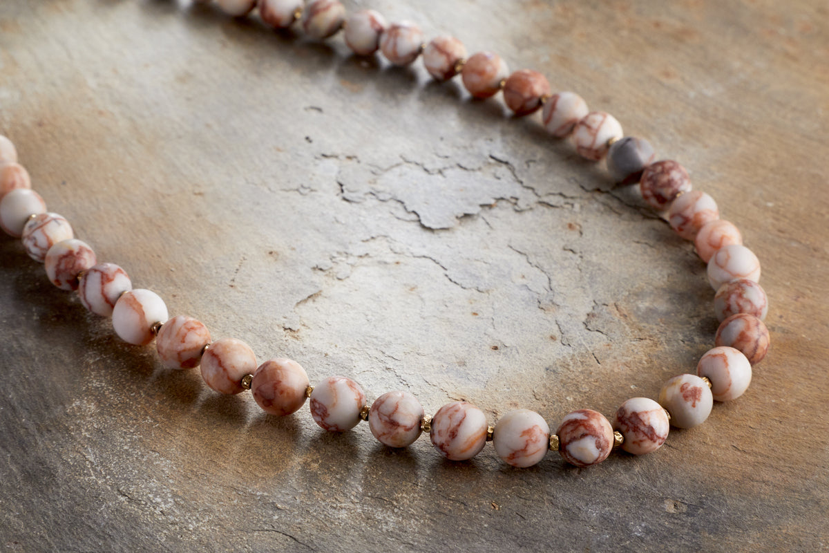 Cerita Necklace - Rhodochrosite