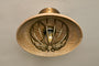 Chakai Wood & Metal Flush Ceiling Light