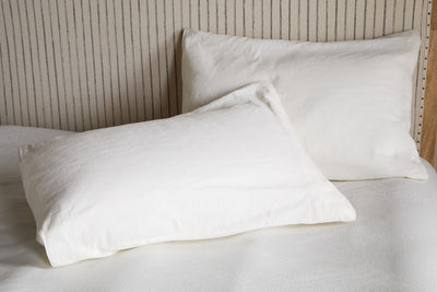 Cela Hemp & Cotton Housewife Pillowcases - Natural