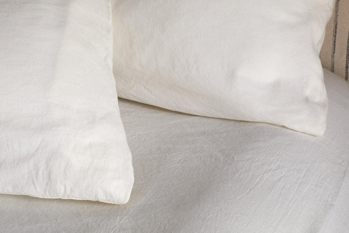 Cela Hemp & Cotton Housewife Pillowcases - Natural