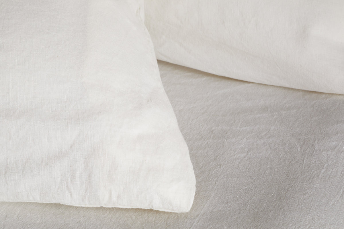 Cela Hemp & Cotton Housewife Pillowcases - Natural