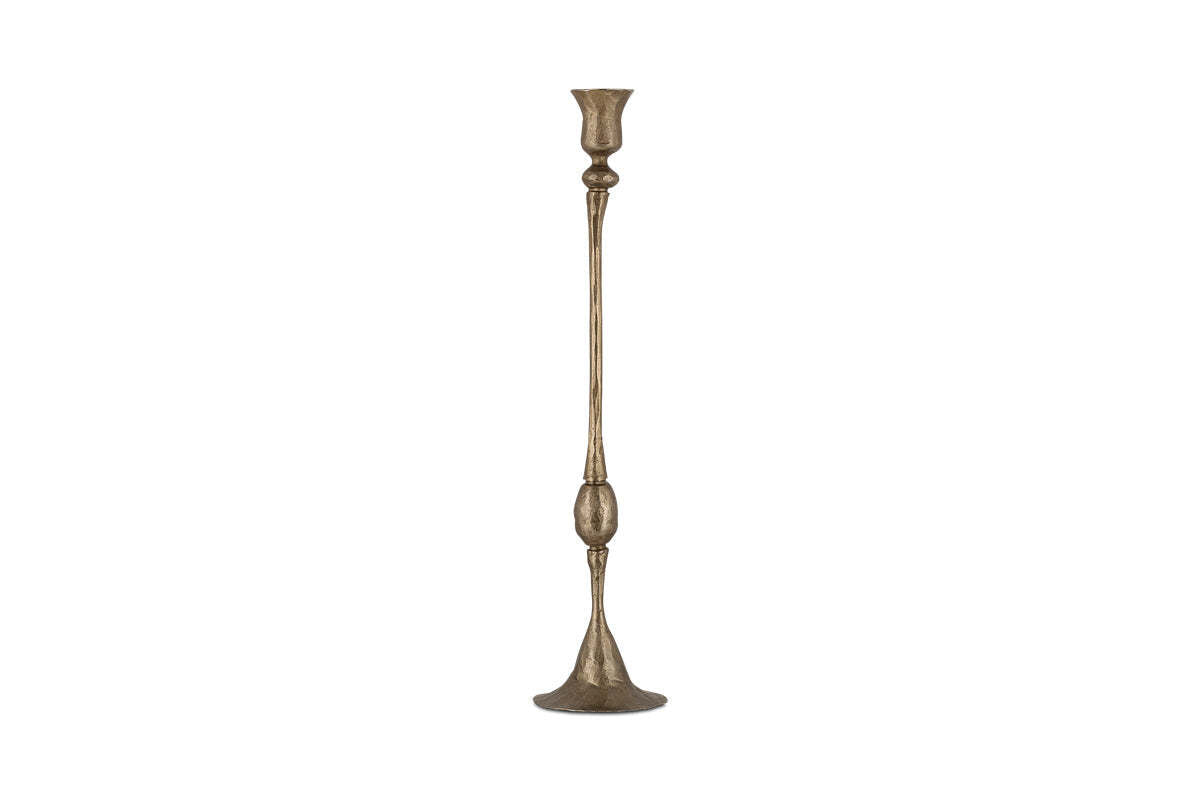 Chaipat Candlestick - Antique Brass